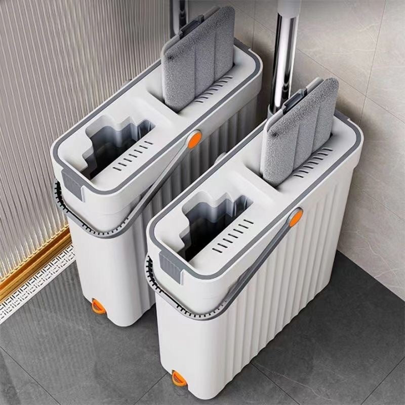Innovative Narrow-Slot Flat Mop for Easy Hands-Free Mopping