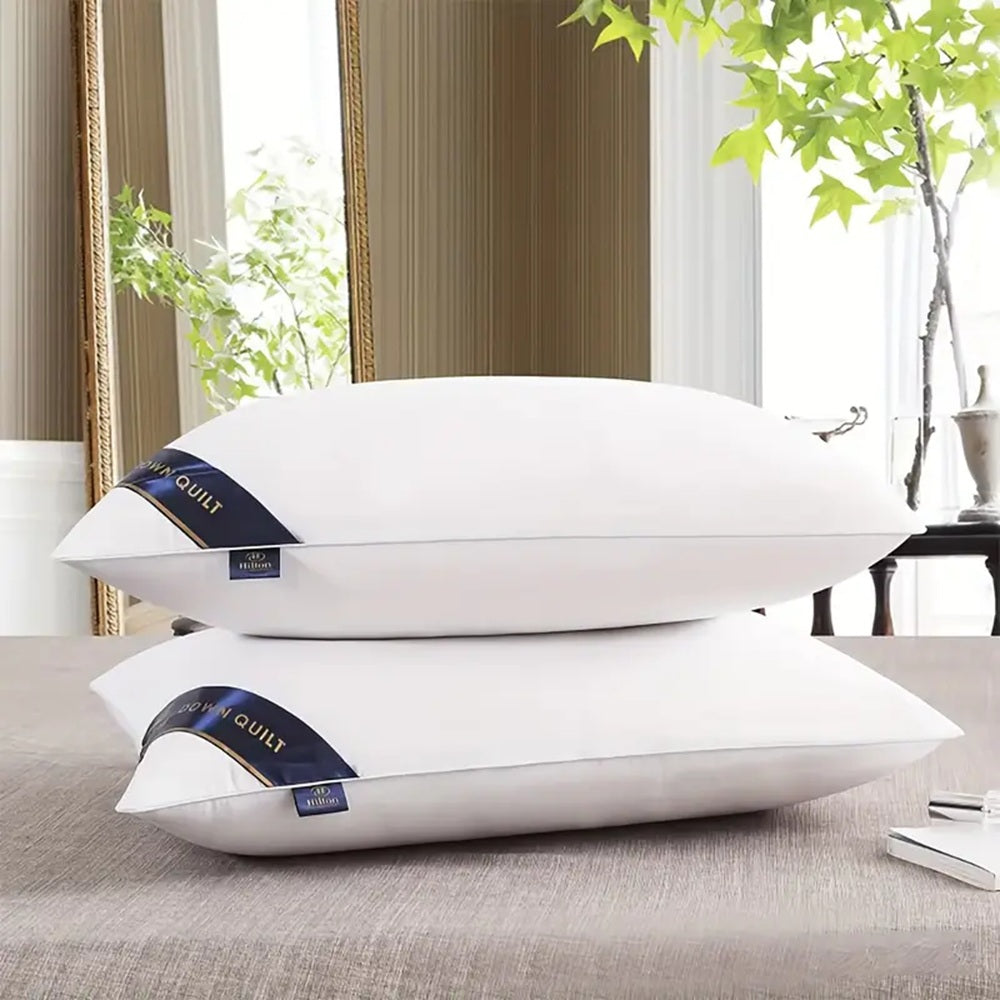 Blue Bed Pillows – Soft & Breathable Sleeping Pillows for Home & Hotel Use