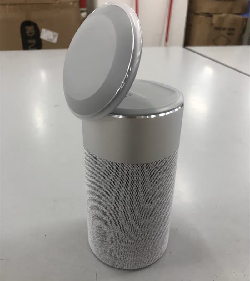 Aura 3-in-1: The Ultimate Wireless Charging Speaker & Touch Lamp for Home & Office
