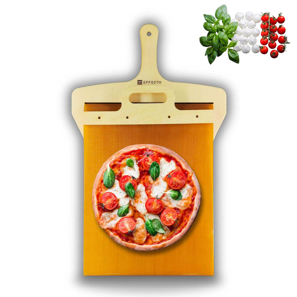 Easy Slide Pizza Peel – Non-Stick Transfer Board for Oven Baking