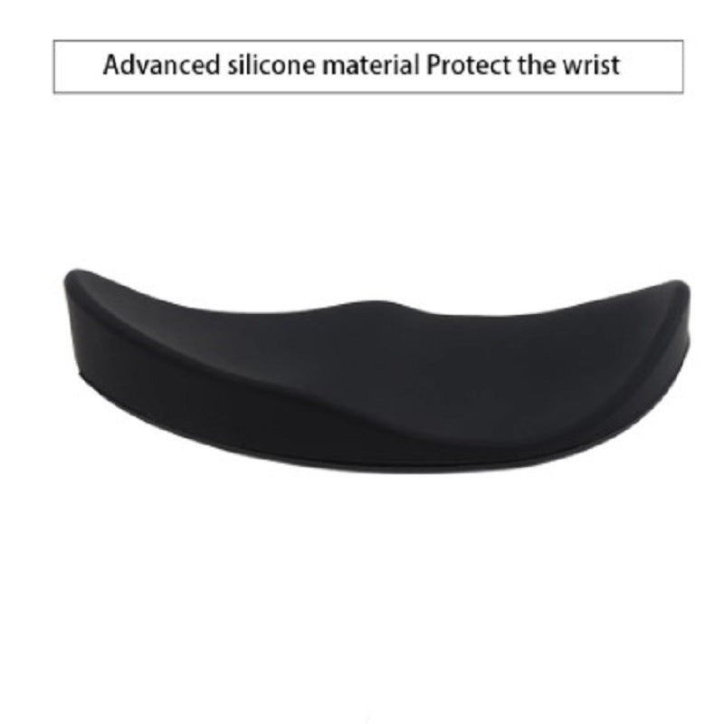 Ergonomic Silicone Gel Wrist Rest - Non-Slip Mouse Support Mat for PC & Laptop