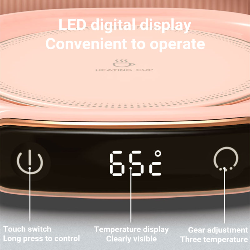 Smart Coffee Mug Warmer - Electric Heating Coaster with Constant Temperature Control
