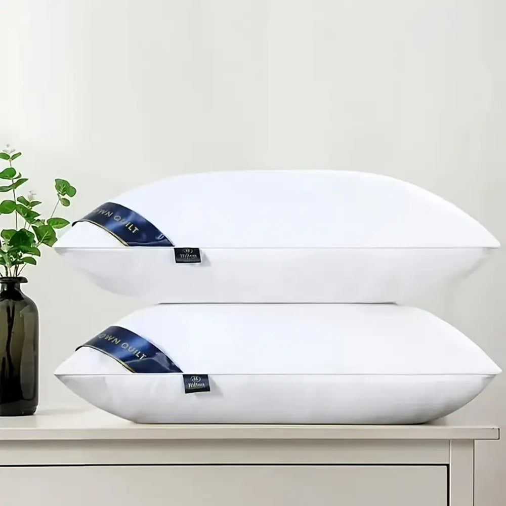 Blue Bed Pillows – Soft & Breathable Sleeping Pillows for Home & Hotel Use