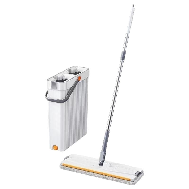 Innovative Narrow-Slot Flat Mop for Easy Hands-Free Mopping
