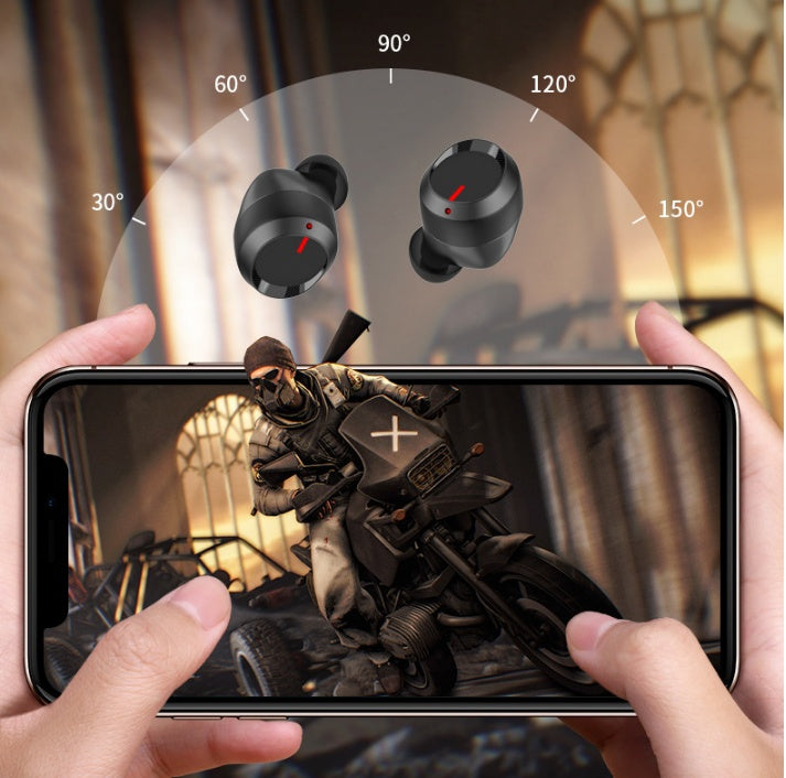 T11 Wireless Bluetooth 5.0 Earbuds - Noise Cancelling In-Ear Headphones with Mic & Deep Bass