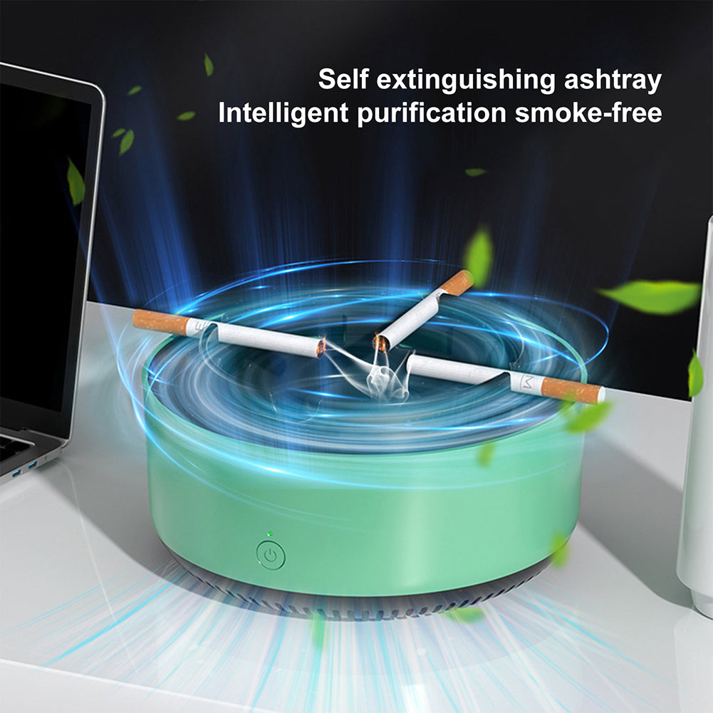 Smart Air Purifier Ashtray – Electronic Smokeless Ashtray for Home & Office