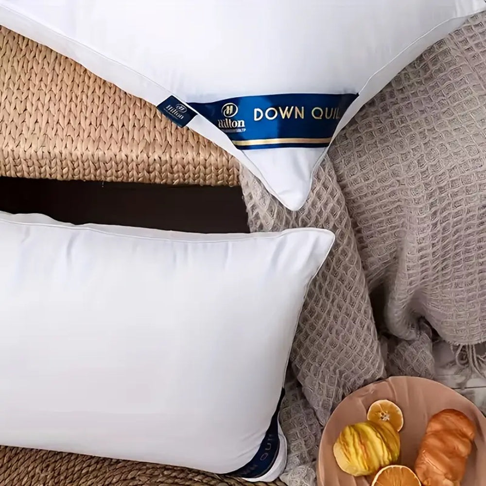 Blue Bed Pillows – Soft & Breathable Sleeping Pillows for Home & Hotel Use