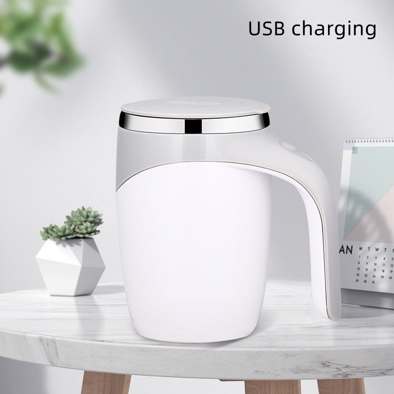 Electric Self-Stirring Cup – Rechargeable Magnetic Mixing Mug