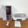 Smart RGB Atmosphere Lamp - 3-in-1 Wireless Charger & Alarm Clock