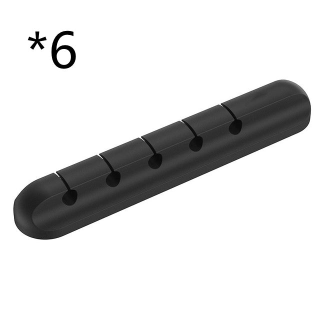 Universal Silicone Cable Winder & Desktop Organizer for USB, Charger & Headphones
