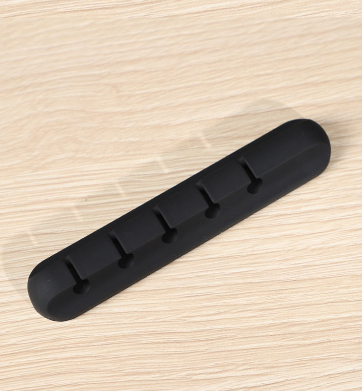 Universal Silicone Cable Winder & Desktop Organizer for USB, Charger & Headphones