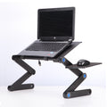 Multi-Functional Foldable Laptop Stand - Adjustable Height Notebook Desk for Bed