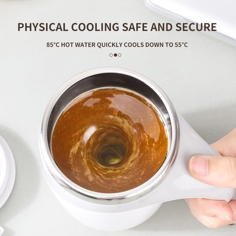Electric Self-Stirring Cup – Rechargeable Magnetic Mixing Mug