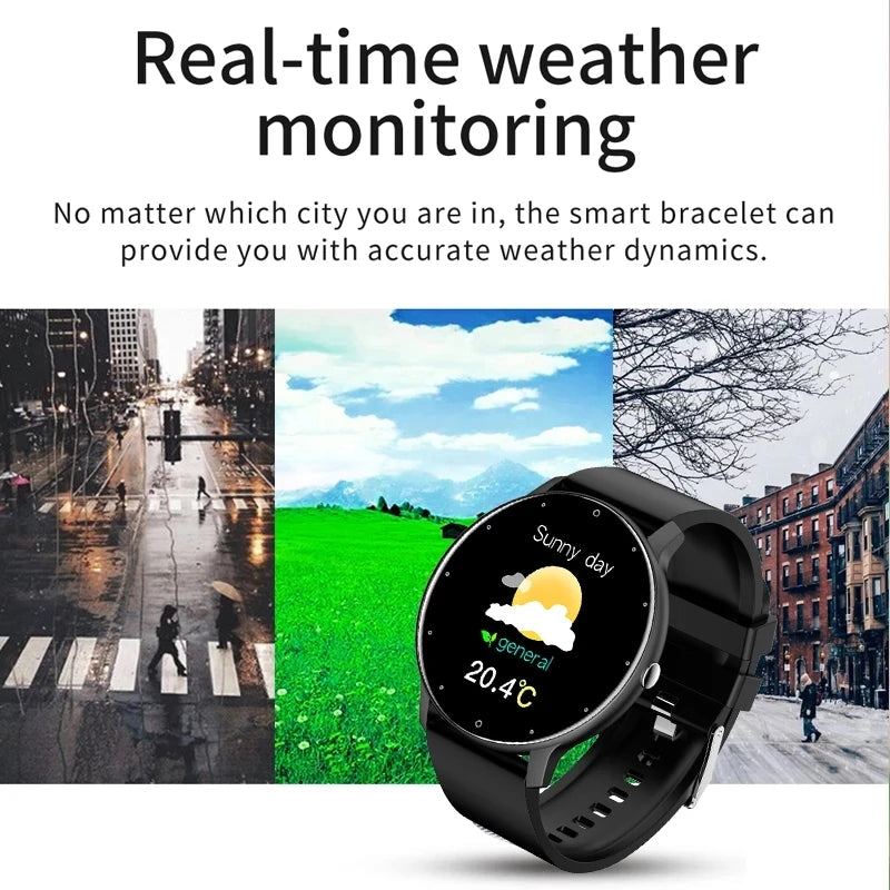 LIGE 2026 Smartwatch for Men & Women: Fitness Tracker with Heart Rate Monitor, Waterproof Design for Android & iOS – Ideal Gift