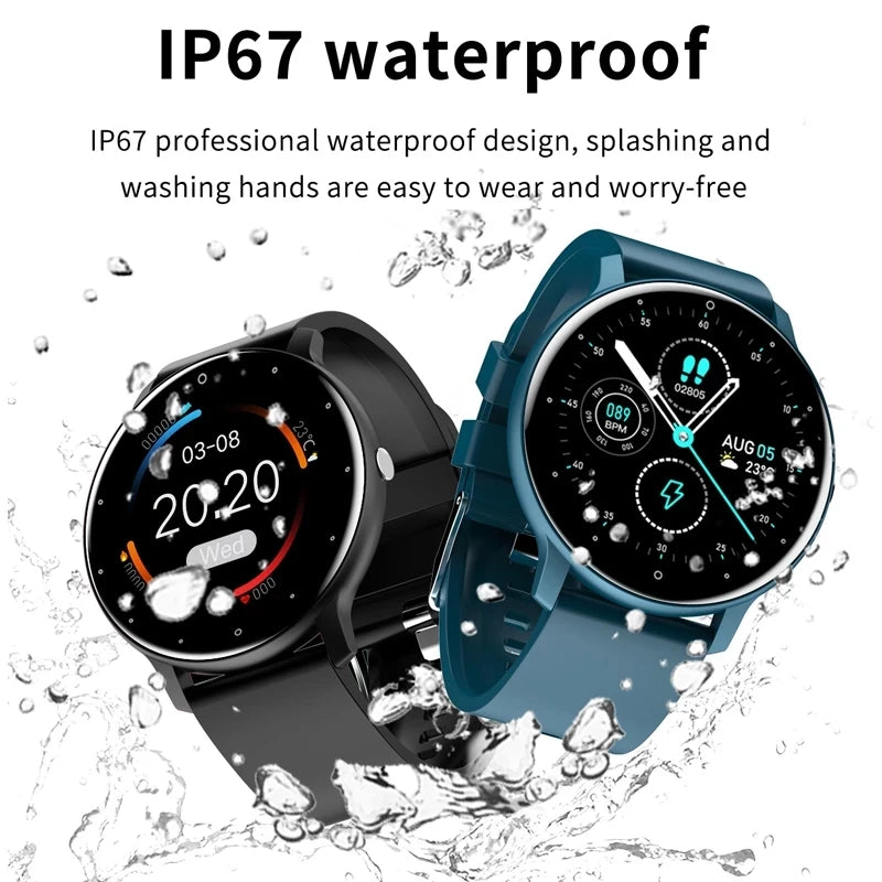 LIGE 2026 Smartwatch for Men & Women: Fitness Tracker with Heart Rate Monitor, Waterproof Design for Android & iOS – Ideal Gift