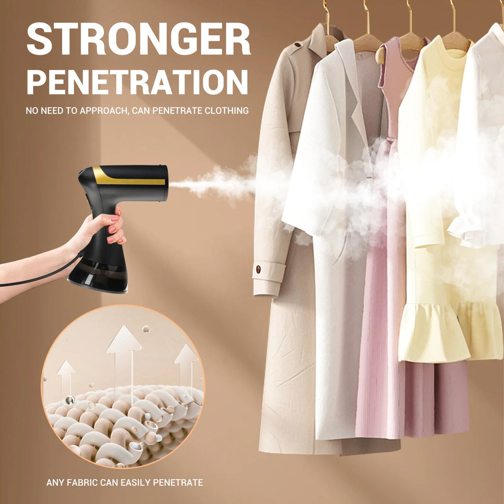 1500W Handheld Garment Steamer – Portable Hanging Steam Iron