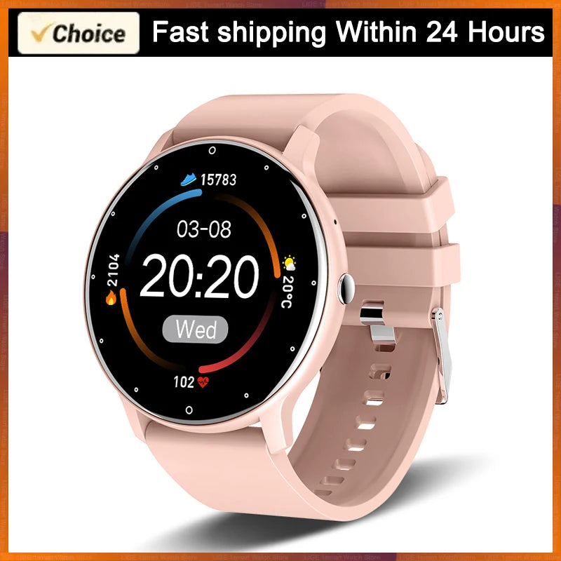 LIGE 2026 Smartwatch for Men & Women: Fitness Tracker with Heart Rate Monitor, Waterproof Design for Android & iOS – Ideal Gift