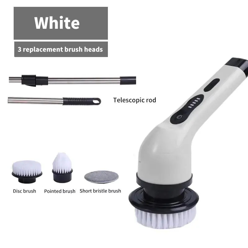 Cordless Electric Cleaning Brush – Multi-Use Spin Scrubber