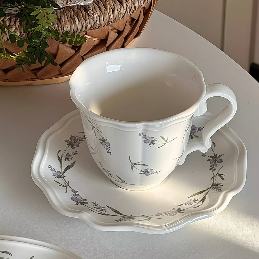 Ceramic Coffee & Tea Mug with Brass Plate – Hot & Cold Drink Cup
