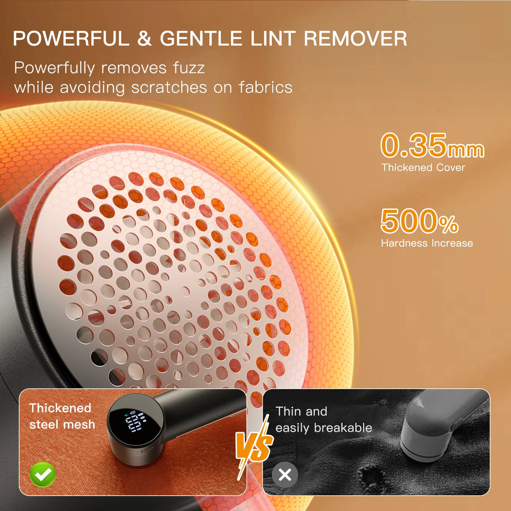 Electric Lint Remover 3 Speeds – Portable Sweater & Clothes Shaver