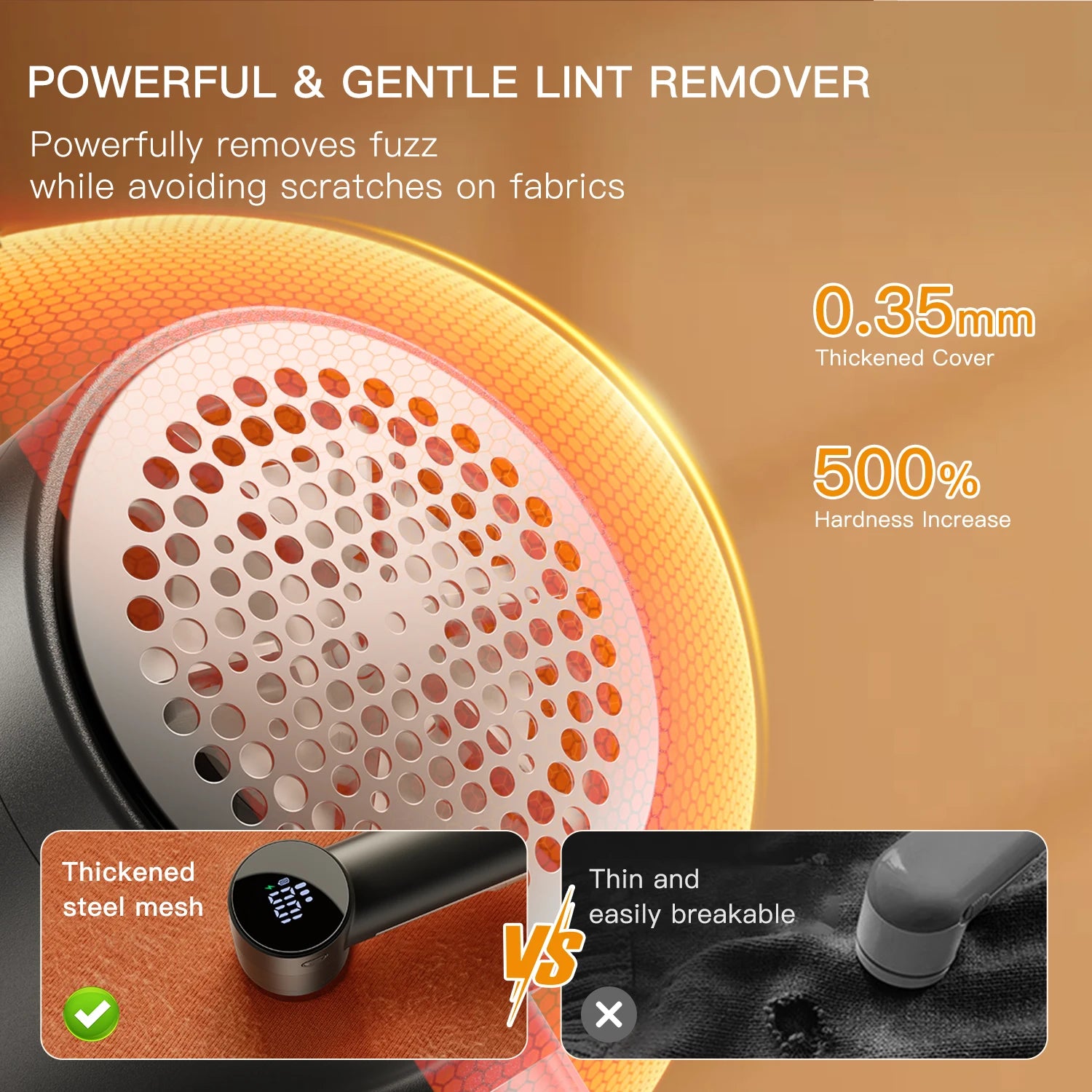 Electric Lint Remover 3 Speeds – Portable Sweater & Clothes Shaver