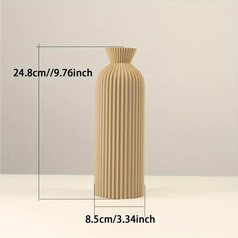 Black Boho Style Decorative Vase – Modern Home Centerpiece