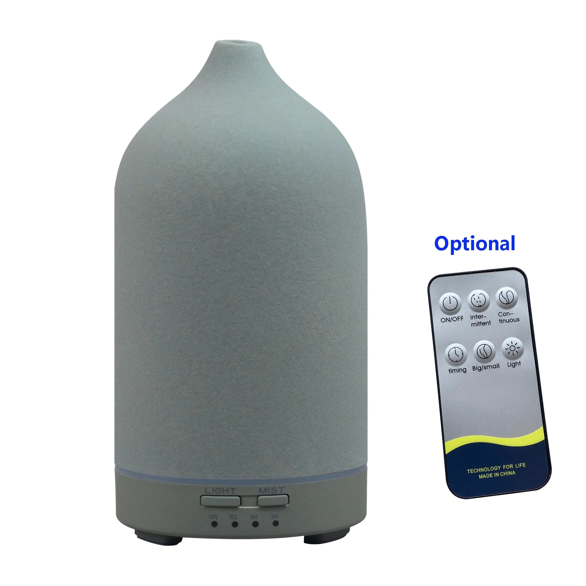 Ceramic Essential Oil Diffuser – Mini Humidifier with LED Lights & Timer