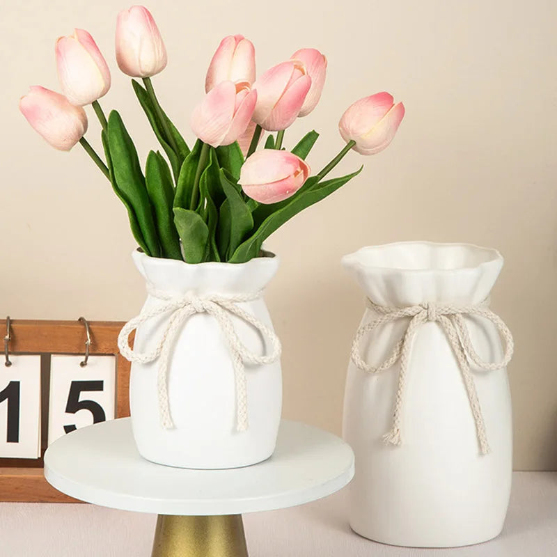 Bow Shape Decorative Vase – Nordic Style Home & Office Décor