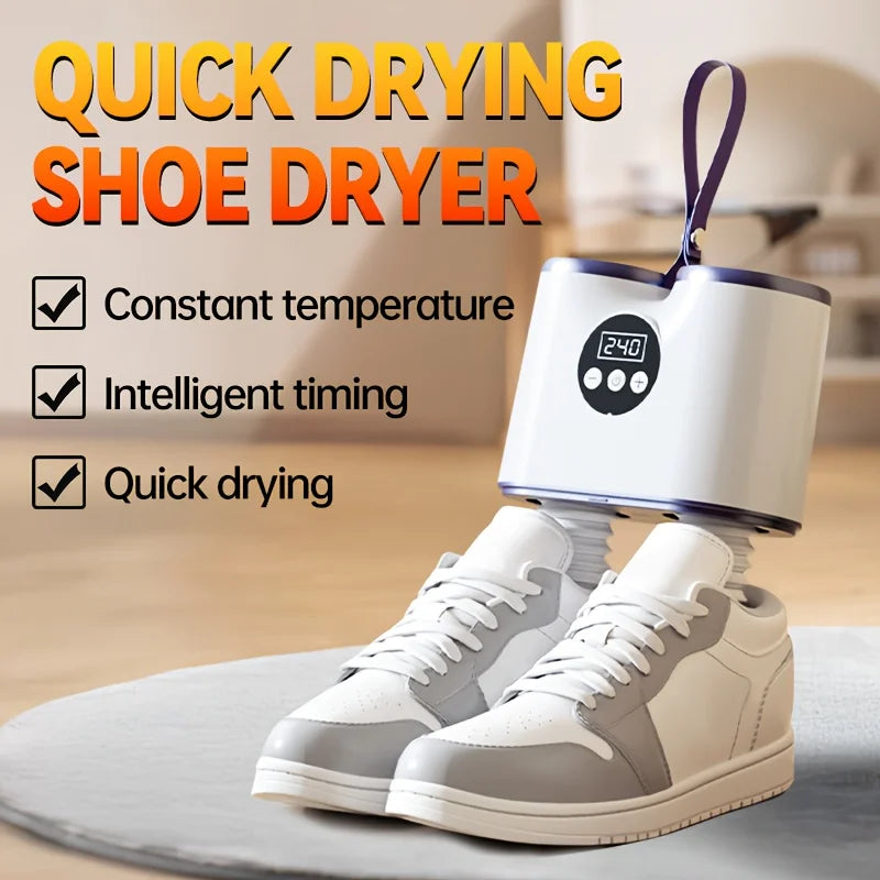 Electric Shoe Dryer with UV – Fast Drying & Odor Eliminating Boot Warmer