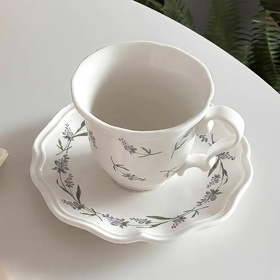 Ceramic Coffee & Tea Mug with Brass Plate – Hot & Cold Drink Cup