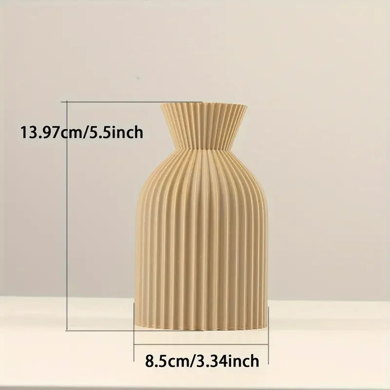 Black Boho Style Decorative Vase – Modern Home Centerpiece