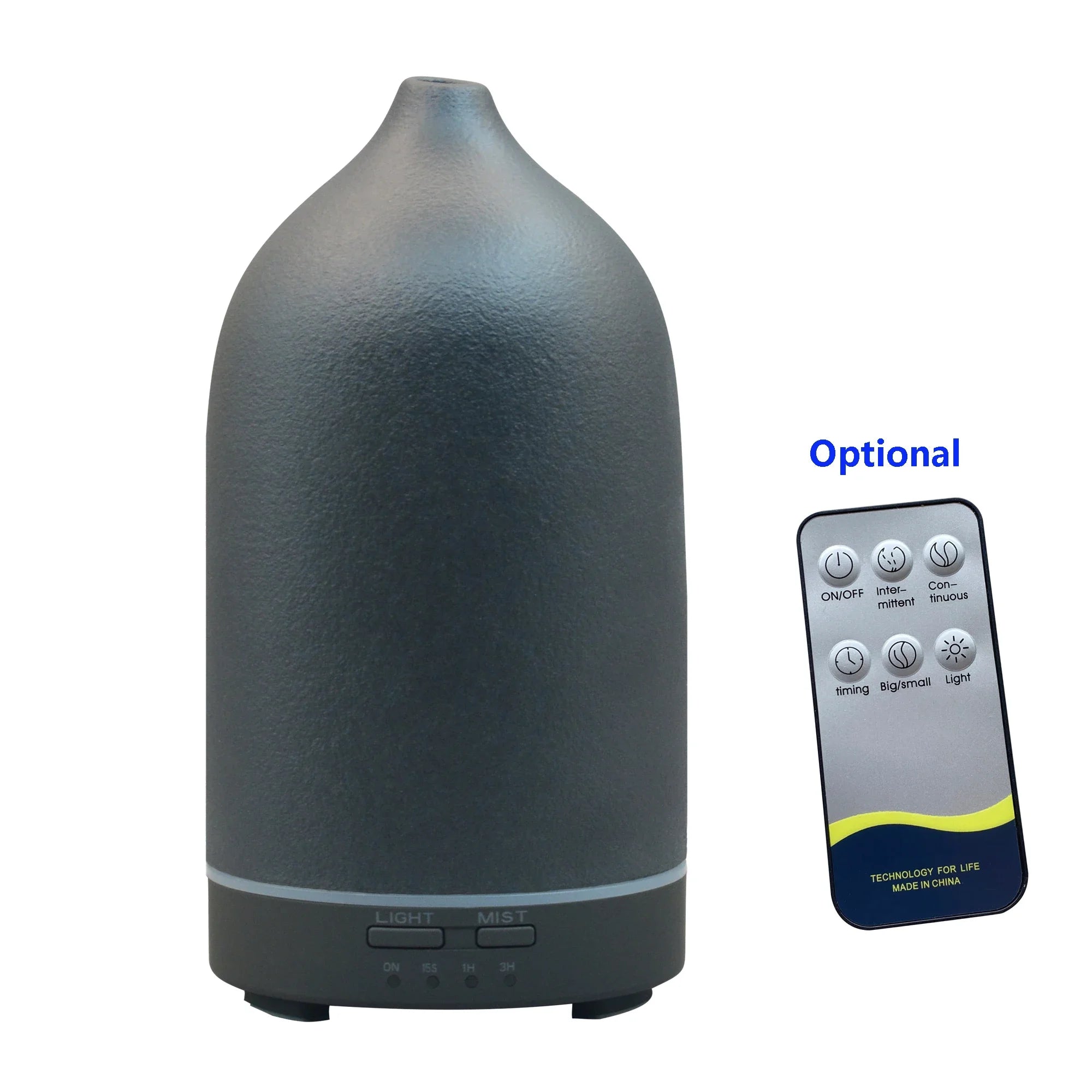 Ceramic Essential Oil Diffuser – Mini Humidifier with LED Lights & Timer