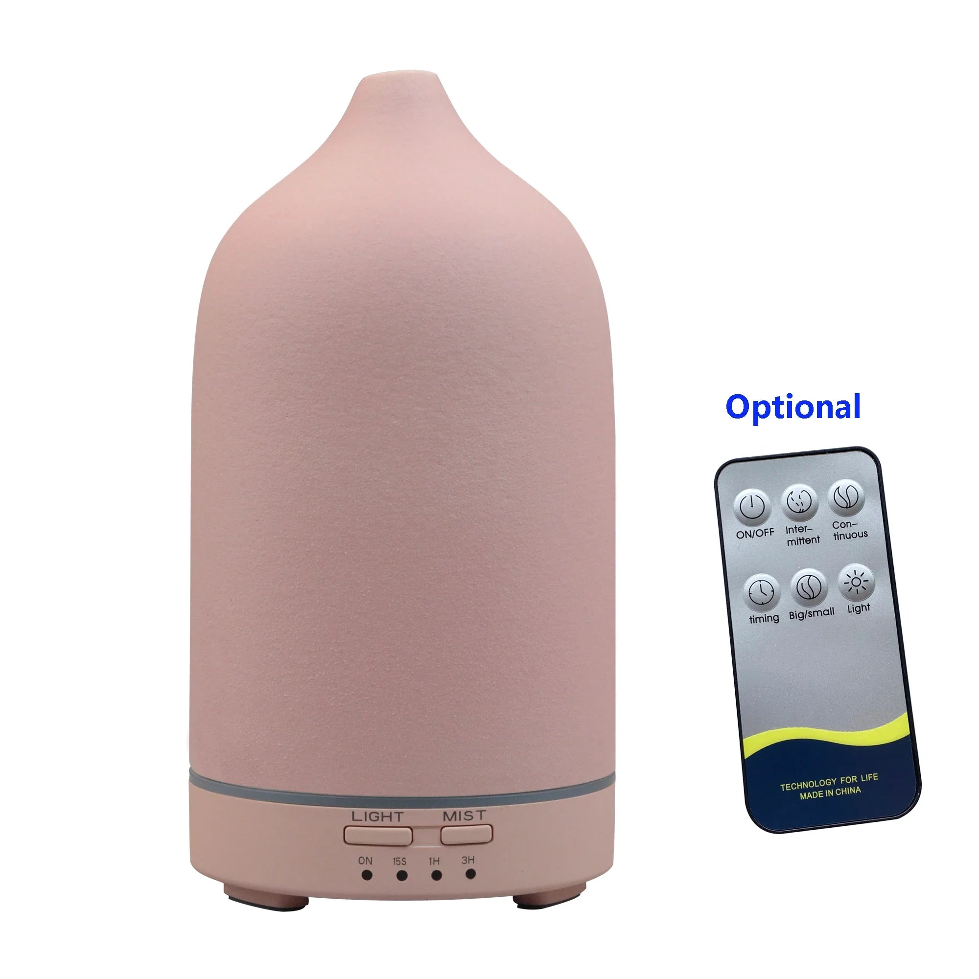 Ceramic Essential Oil Diffuser – Mini Humidifier with LED Lights & Timer