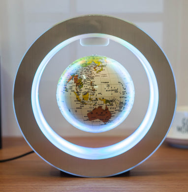 Magnetic Levitating Floating Globe – Round LED World Map with Anti-Gravity Effect