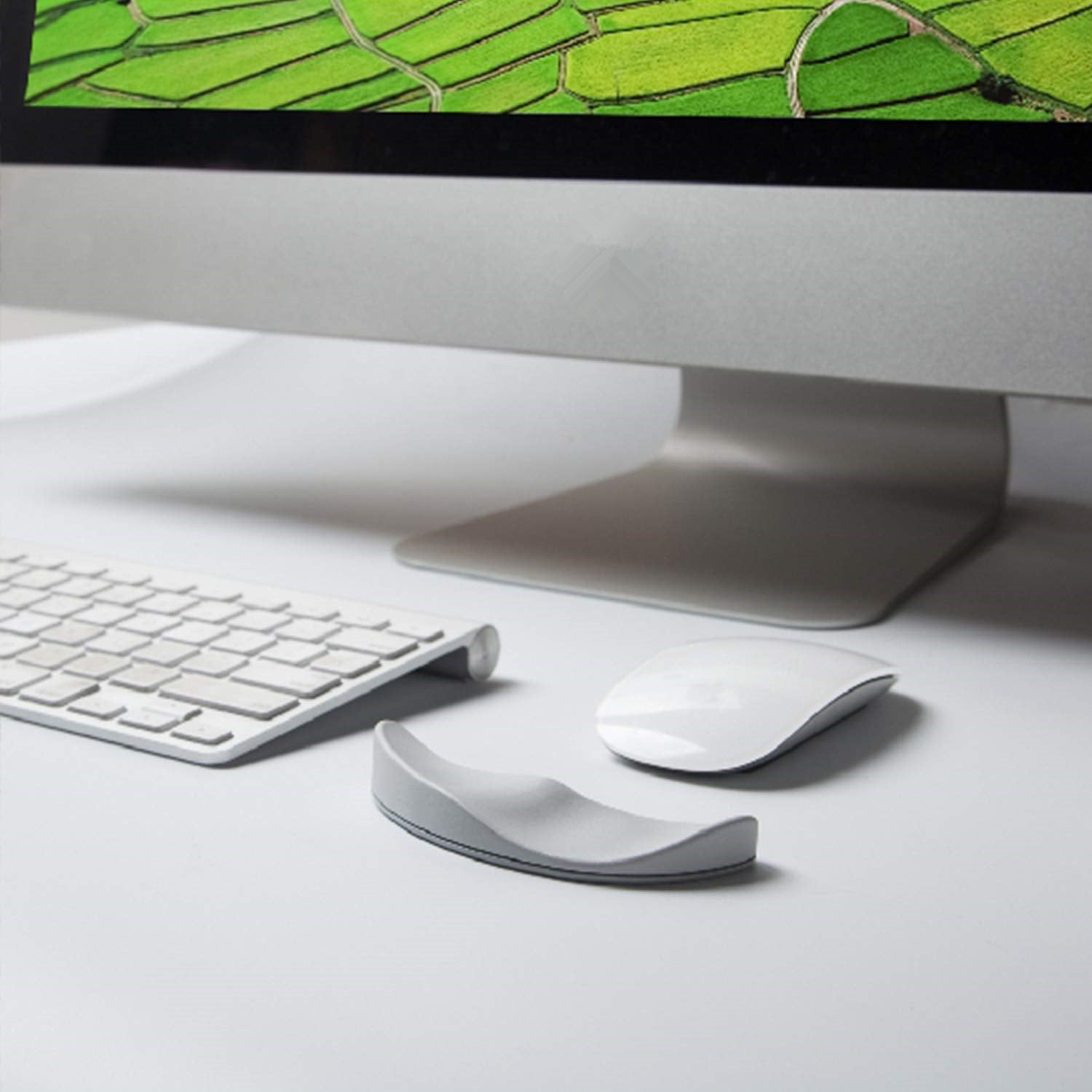 Ergonomic Silicone Gel Wrist Rest - Non-Slip Mouse Support Mat for PC & Laptop