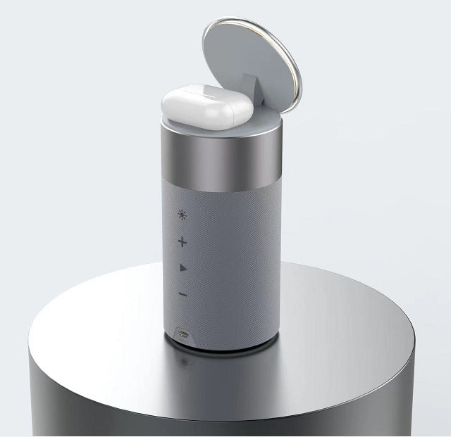 Aura 3-in-1: The Ultimate Wireless Charging Speaker & Touch Lamp for Home & Office