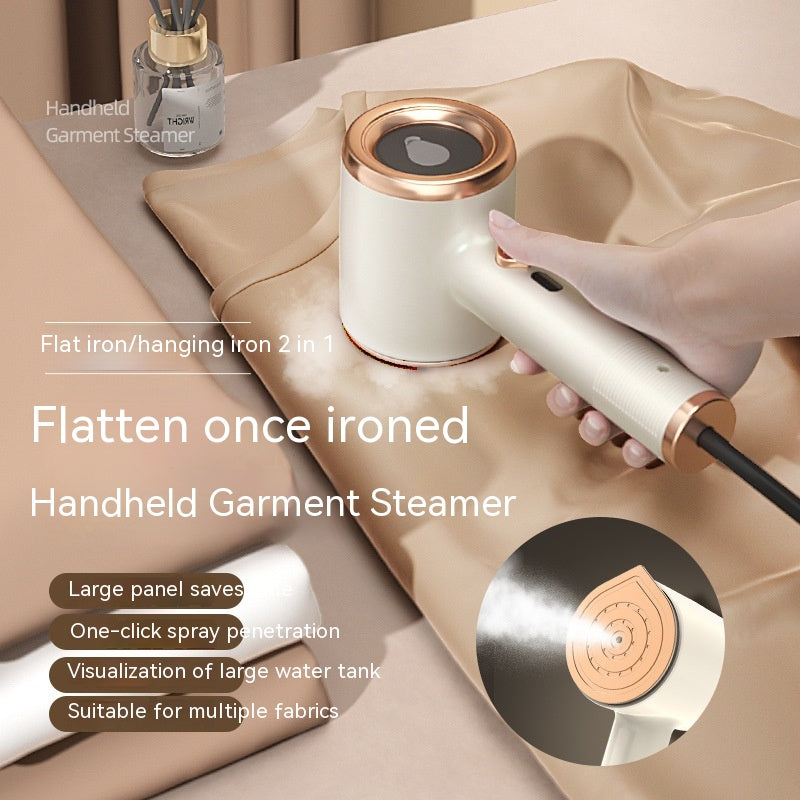 Portable Handheld Garment Steamer - Mini Vertical Fabric Steam Iron for Home & Travel (US Plug)