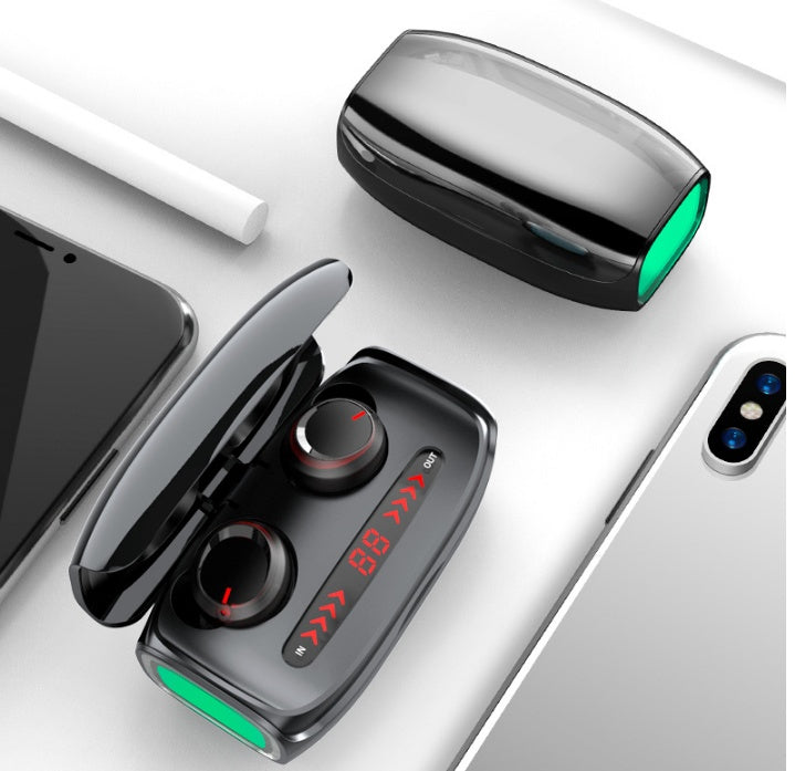 T11 Wireless Bluetooth 5.0 Earbuds - Noise Cancelling In-Ear Headphones with Mic & Deep Bass