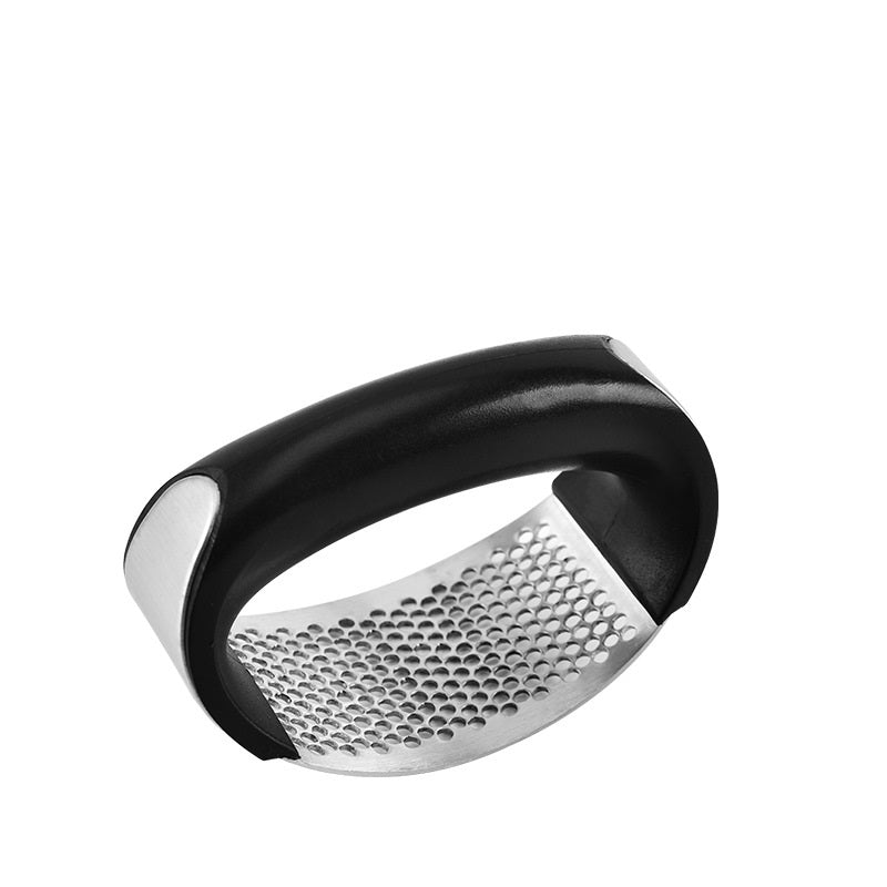 Ergonomic Stainless Steel Garlic Rocker – Easy-Squeeze Manual Mincer