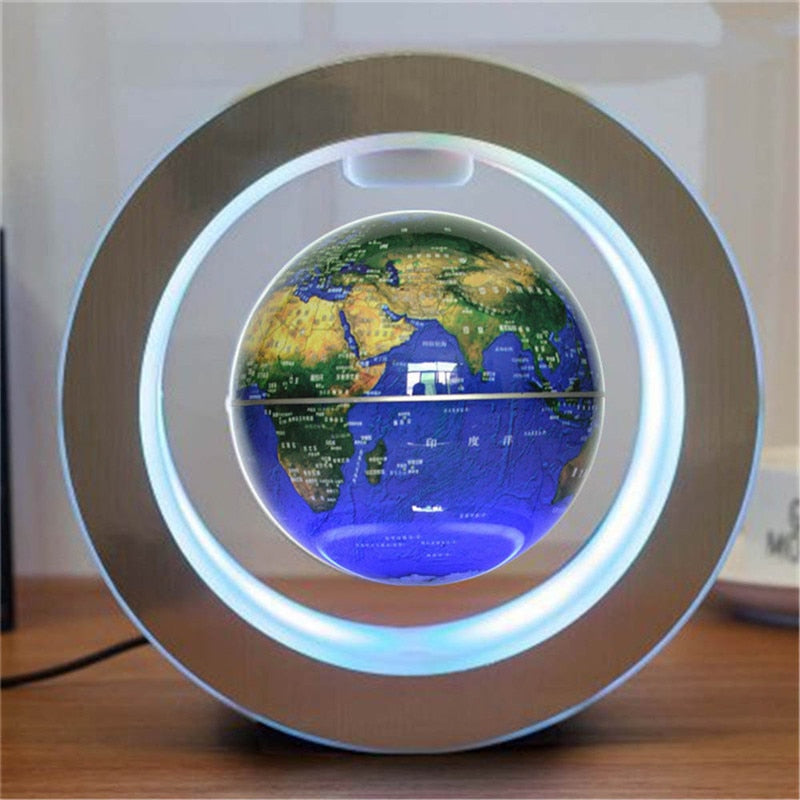 Magnetic Levitating Floating Globe – Round LED World Map with Anti-Gravity Effect