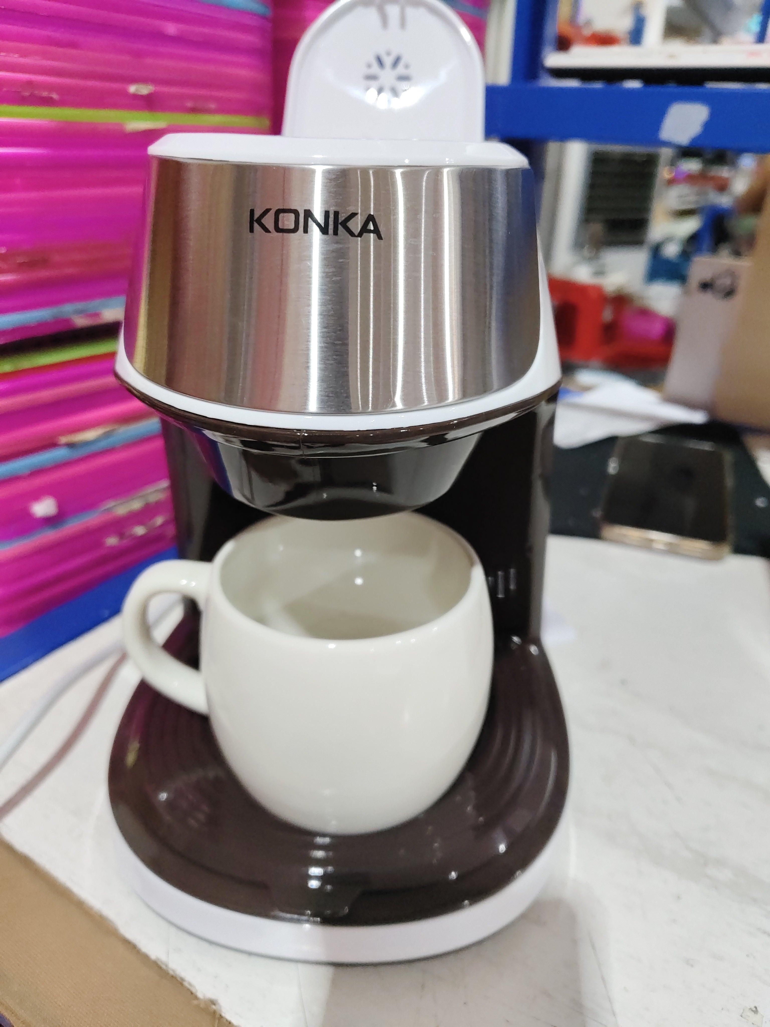 Portable Fully Automatic Coffee Machine – Small American Drip Maker for Home & Office Use