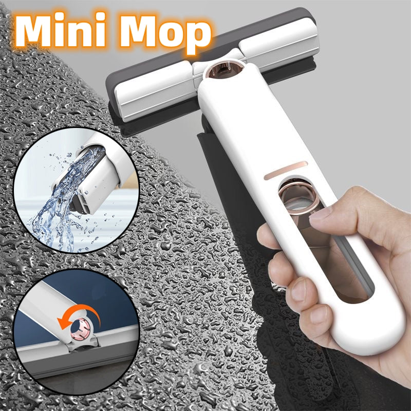 Mini Squeeze Mop Cleaner – Compact, Super Absorbent & Easy to Use | Perfect for Floors, Windows, Desks & Cars
