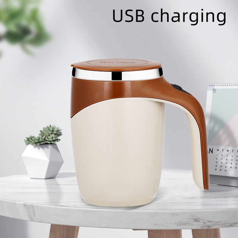 Electric Self-Stirring Cup – Rechargeable Magnetic Mixing Mug