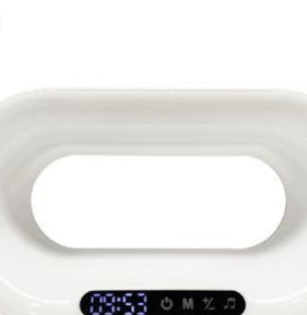 Smart RGB Atmosphere Lamp - 3-in-1 Wireless Charger & Alarm Clock