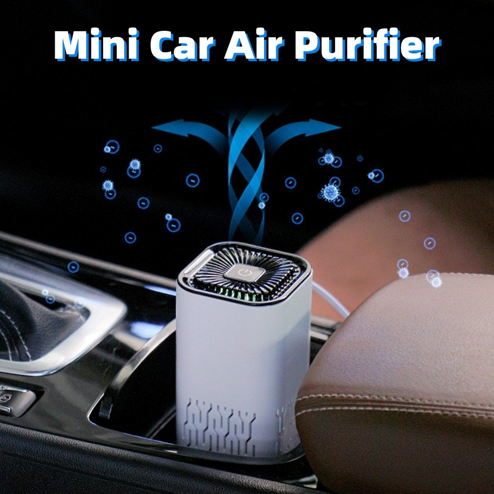 Ion-Flow Portable Purifier: Fresh Air for Your Car & Hom