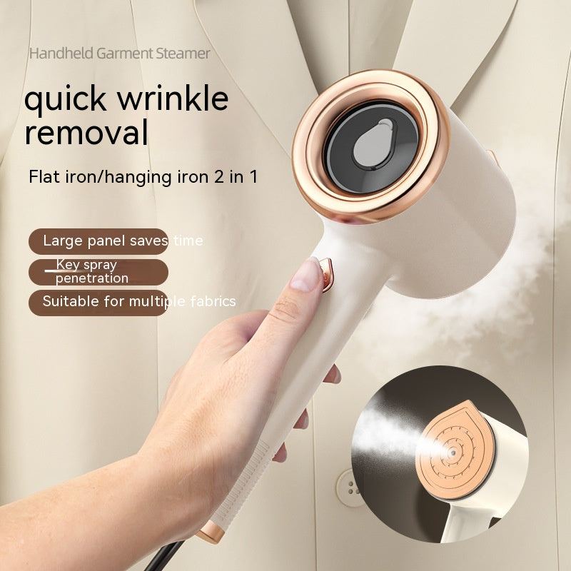 Portable Handheld Garment Steamer - Mini Vertical Fabric Steam Iron for Home & Travel (US Plug)