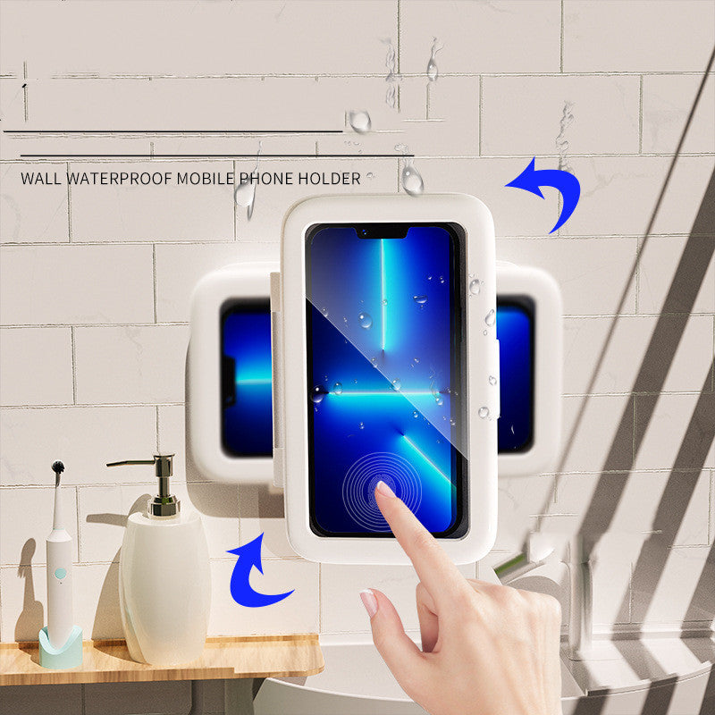Waterproof Shower Phone Box – Hands-Free Touch Screen Holder for Bathroom & Kitchen | Full Seal Protection