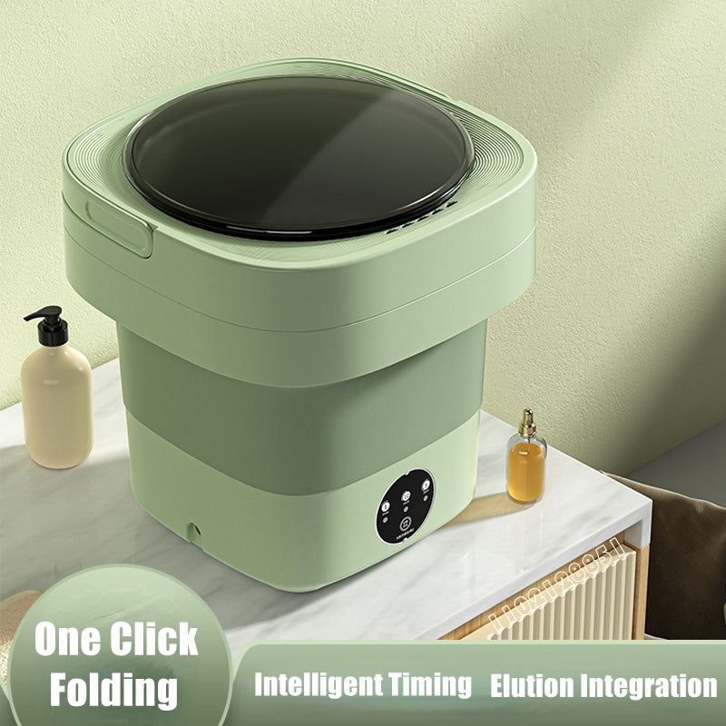 Portable Foldable Mini Washing Machine with Spin Dryer – Perfect for Socks & Underwear | Large Capacity | 3 Options Available