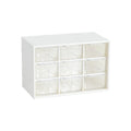 Transparent Storage Organizer Box – Stackable Desktop Drawer for Office Supplies, Cosmetics & Accessories