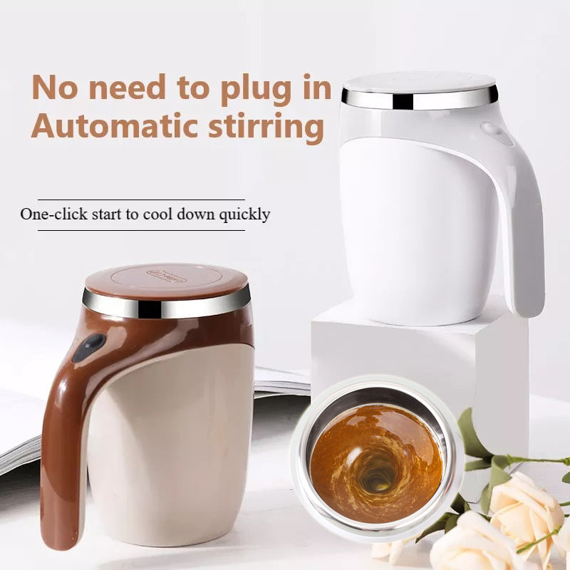 Electric Self-Stirring Cup – Rechargeable Magnetic Mixing Mug